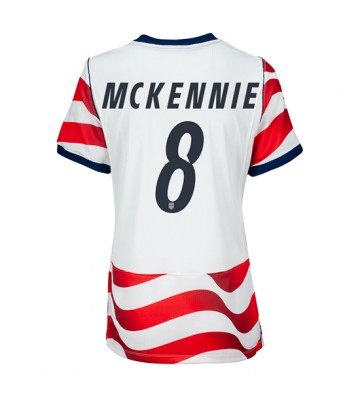 Forenede Stater Weston McKennie #8 Hjemmebanetrøje Dame VM 2026 Kortærmet